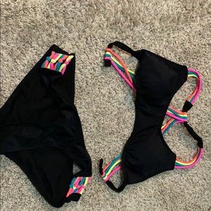 rainbow bikini